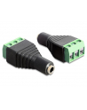 Delock Adapter Terminalblock-> 3.5mm blue. - nr 7
