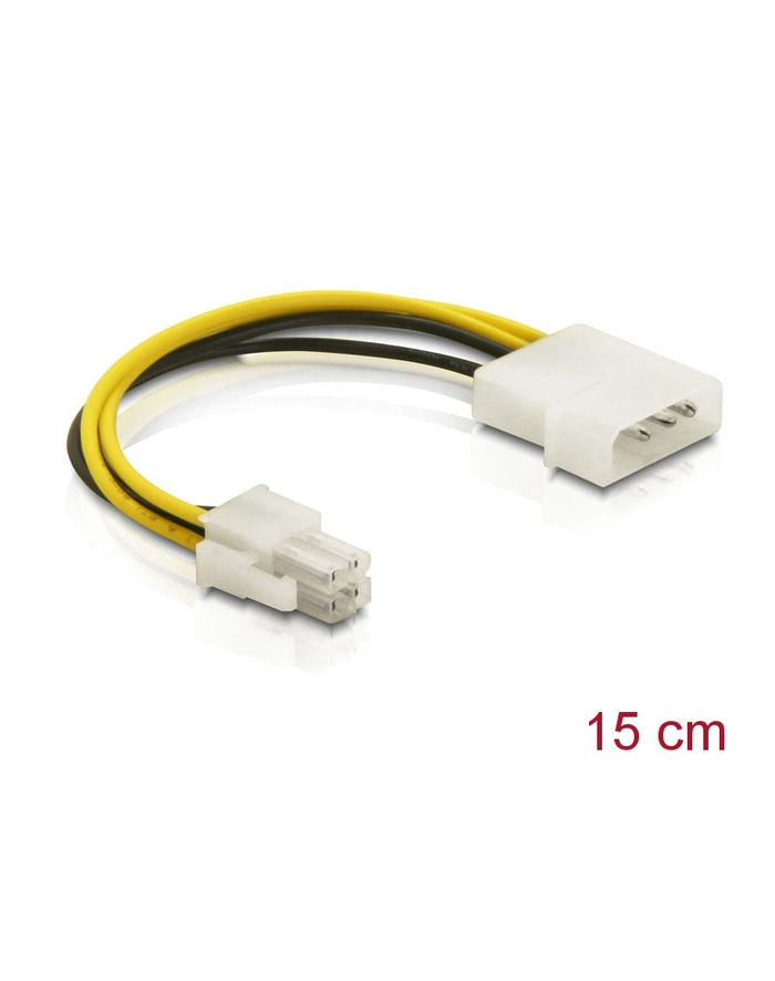 DeLOCK Adapter Molex 4-pin -P4 - 15 cm główny