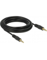 Delock Kabel Audio 3.5mm męski/męski 4-pin czarny 5.0m - nr 10