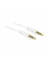 Delock Kabel Audio 3.5mm męski/męski 4-pin biały 3.0m - nr 10
