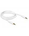 Delock Kabel Audio 3.5mm męski/męski 4-pin biały 3.0m - nr 3
