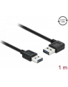 Delock USB 2.0 A-A 90° Easy USB - bk 1m - nr 13