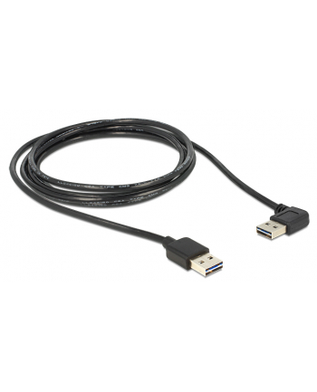 Delock USB 2.0 A-A 90° Easy USB - bk 1m nr 1