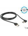 Delock USB 2.0 A-A 90° Easy USB - bk 1m - nr 7