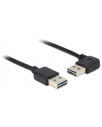 Delock USB 2.0 A-A 90° Easy USB - bk 3m