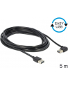 Delock USB 2.0 A-A 90° Easy USB - bk 5m - nr 5