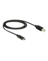 DeLOCK Delock USB 2.0 - Typ B - Typ C - 1m - czarny - nr 21