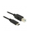 DeLOCK Delock USB 2.0 - Typ B - Typ C - 1m - czarny - nr 22