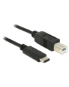 DeLOCK Delock USB 2.0 - Typ B - Typ C - 1m - czarny - nr 23