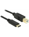 DeLOCK Delock USB 2.0 - Typ B - Typ C - 1m - czarny - nr 28