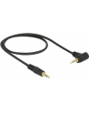 Delock Kabel Audio 3.5mm męski/męski kątowy czarny 0.5m - nr 15