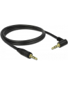 Delock Kabel Audio 3.5mm męski/męski kątowy czarny 1.0m - nr 13