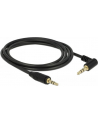 Delock Kabel Audio 3.5mm męski/męski kątowy czarny 2.0m - nr 15