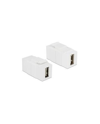 DeLOCK Keystone Easy USB 2.0 Wt-Wt A - biały nr 2