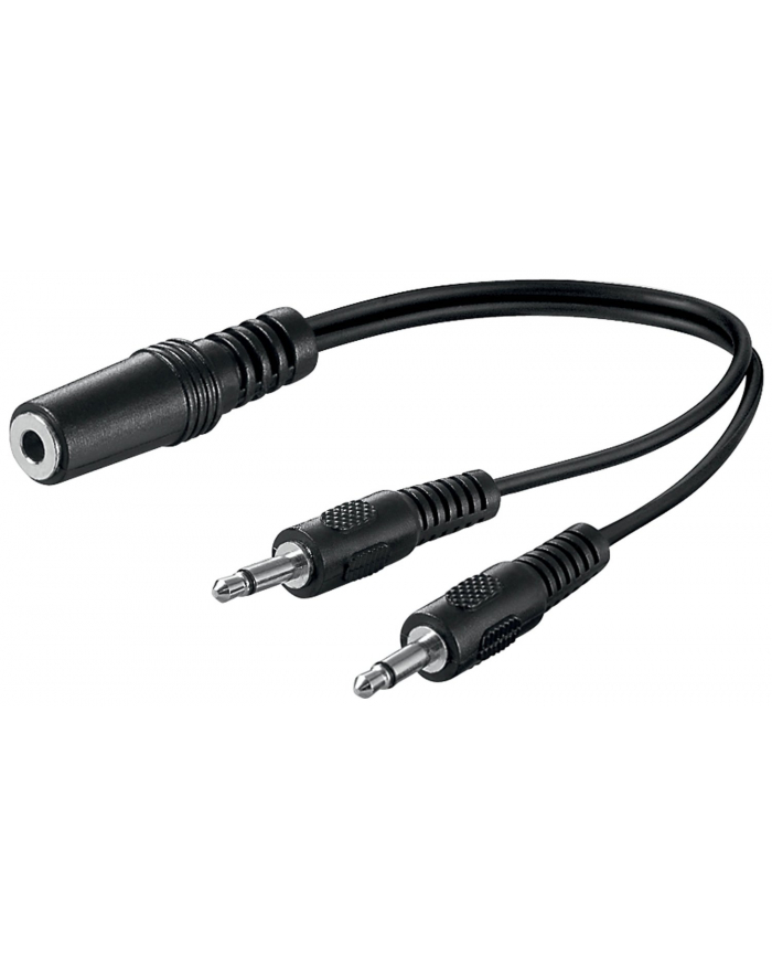 goobay 2x3.5mm męskie -> 3.5mm żeńskie 0,2m główny