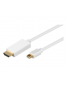 goobay Mini DisplayPort > HDMI biały 2m - nr 8