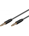 goobay jack 3.5mm St.St. 4-pin black 2m - nr 4