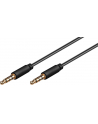 goobay jack 3.5mm St.St. 4-pin black 2m - nr 8