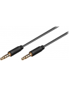 goobay jack 3.5mm St.St. 4-pin black 2m - nr 9