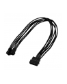 Nanoxia 4Pin Molex - 2x3Pin 30cm black - nr 2