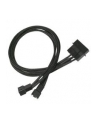 Nanoxia 4Pin Molex - 2x3Pin 30cm black - nr 4