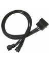 Nanoxia 4Pin Molex - 2x3Pin 30cm black - nr 5