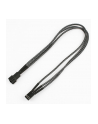 Nanoxia 3-Pin Molex przedłużacz 30cm black - nr 2