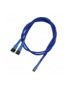 Nanoxia 3-Pin Molex rozgałęźnik 60cm blue - nr 10