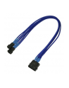 Nanoxia 4Pin Molex - 2x3Pin 30cm blue - nr 1