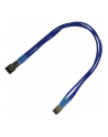 Nanoxia 3-Pin Molex przedłużacz 30cm blue - nr 6