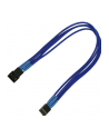 Nanoxia 4Pin PWM przedłużacz 30cm blue - nr 2