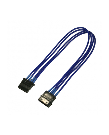 Nanoxia 4-Pin Molex przedłużacz 30cm blue