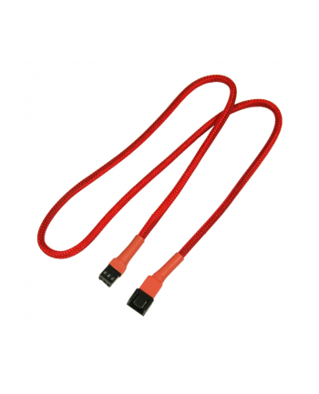 Nanoxia 3-Pin Molex przedłużacz 60 cm red