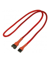 Nanoxia 4-Pin PWM przedłużacz 60cm red - nr 11