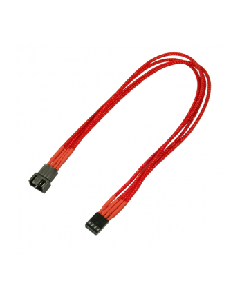 Nanoxia 4Pin PWM przedłużacz 30cm red