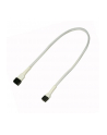 Nanoxia 3-Pin Molex przedłużacz 30 cm white - nr 2