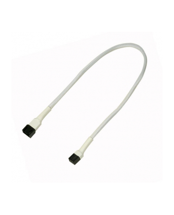 Nanoxia 3-Pin Molex przedłużacz 30 cm white