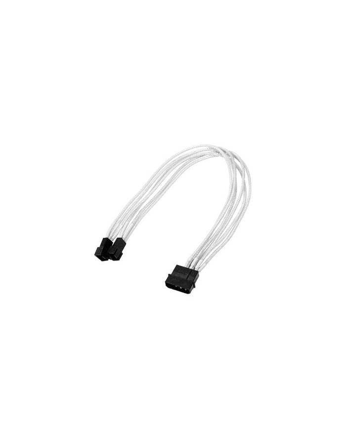 Nanoxia 4Pin Molex - 2x3Pin 30cm biały - Adapter główny