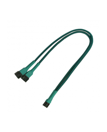 Nanoxia 3-Pin Molex rozgałęźnik 30cm green