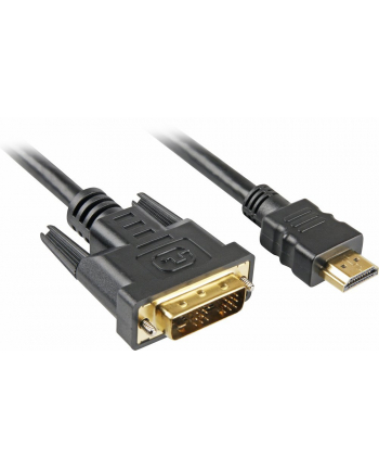 Sharkoon Adapter HDMI -> DVI-D (18+1) black 5m