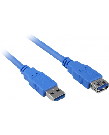 Sharkoon USB 3.0 przedłużacz blue 3,0m