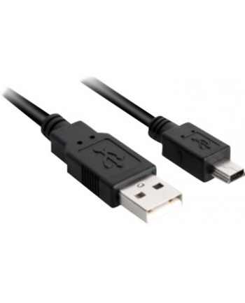 Sharkoon USB 2.0 A-B Mini black 0,5m