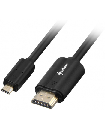 Sharkoon kabel HDMI -> micro HDMI 4K czarny 1.0m - A-D