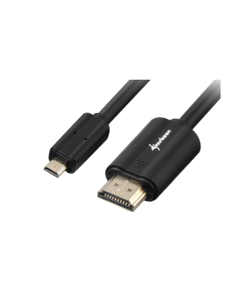 Sharkoon kabel HDMI -> micro HDMI 4K czarny 1.5m - A-D
