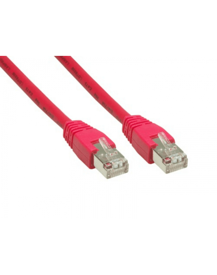 Kabel sieciowy Cat6 SFTP czerwony 30m główny