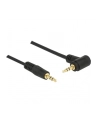 Delock Kabel Audio 3.5mm męski/męski kątowy czarny 5.0m - nr 5