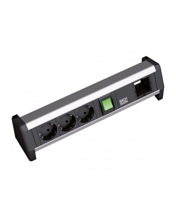 Bachmann DESK 1xprzełącznik 3x Gniazda 1xABD GST1