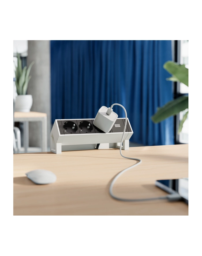 Bachmann DESK2 3x Gniazda 0,2m GST18 RAL9010 główny