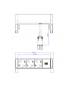 Bachmann DESK2 3x Gniazda 0,2m GST18 RAL9010 - nr 4