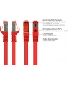 Kabel sieciowy Cat6 SFTP czerwony 20m - nr 8